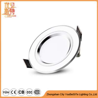 Recessed retrofit kits motion sensor 3w12w ultra slim trimless led downlight with bis