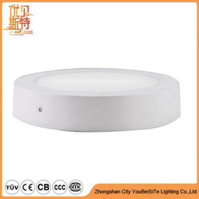 Factory price 3w 4w 6w 9w 12w 24w slim round led ceiling panel light led 18w for India market